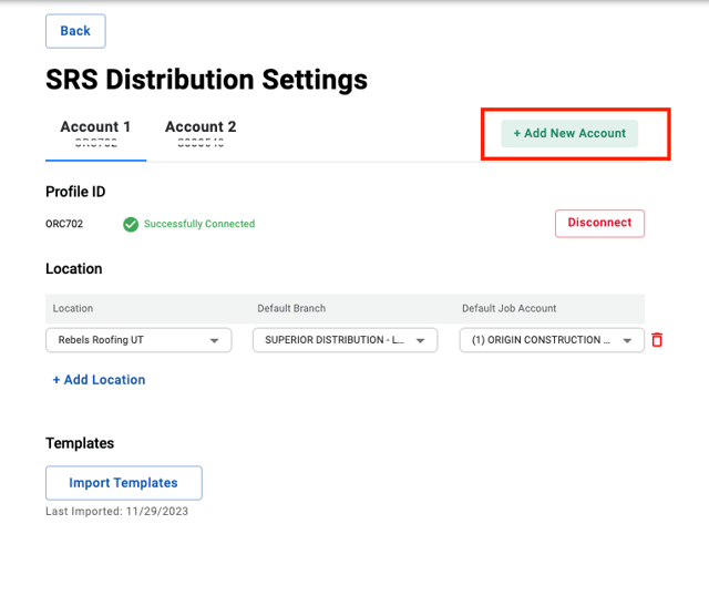 How Do I Connect Unique RoofHub Accounts to Different Company Locations?